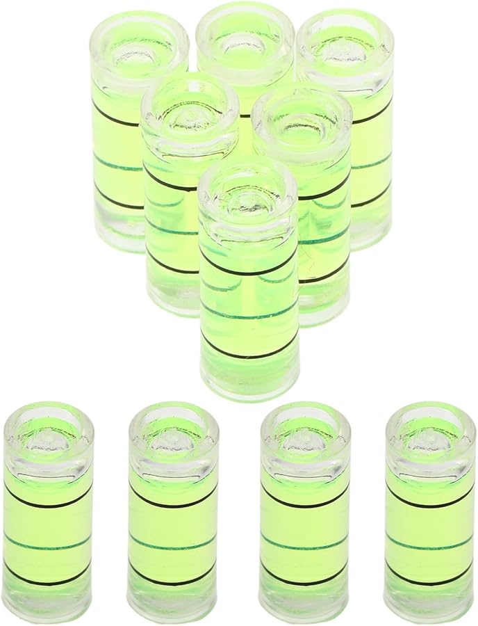 10 قطعة من مجموعة أدوات مستوى الفقاعات المصغرة مقاس 3 بوصات، مقياس تسوية أفقي محمول لتعليق الصور DIY - Image 1